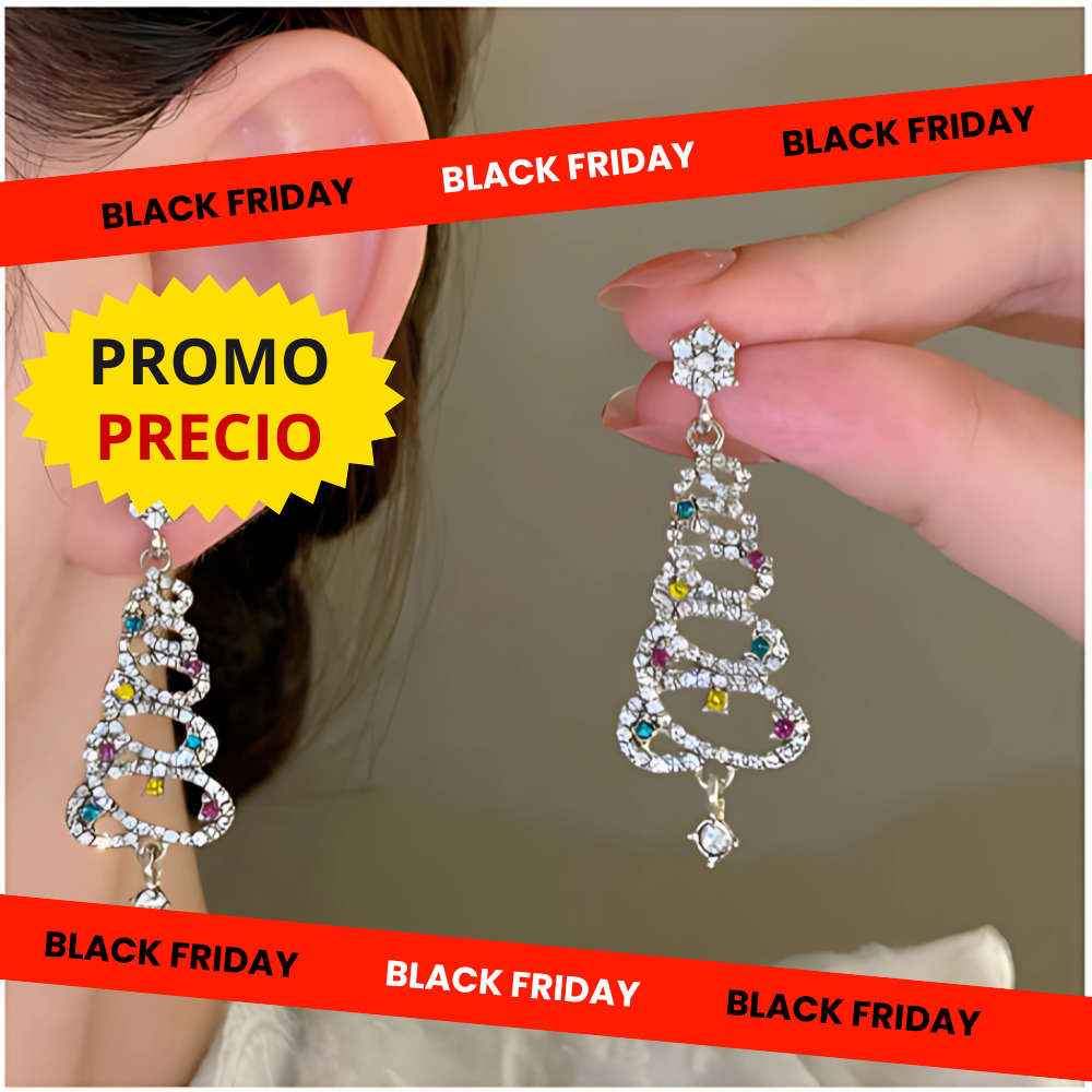 Aretes PREMIUM Árbolito de Navidad